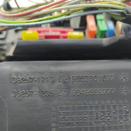 9649599777 rivestimento pannello cruscotto Citroen C4 Coupè 1.6 hdi 2007 SX con pulsanti