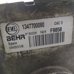 1347700080 Intercooler scambiatore aria aria Peugeot Boxer 2.2 hdi 2012