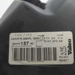 Faro fanale proiettore ant SX Peugeot 307 2001-06 da lucidare