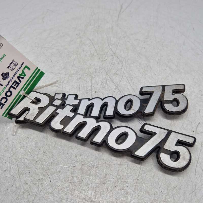 2xpz Logo stemma scritta fregio Fiat Ritmo 75 138 1978-88