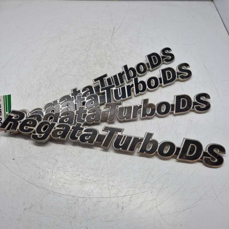 4 XPZ Logo stemma scritta fregio Fiat Regata Turbo DS 138 1986-89