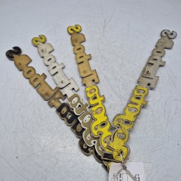 4 XPZ Logo stemma scritta fregio Fiat Regata Turbo DS 138 1986-89
