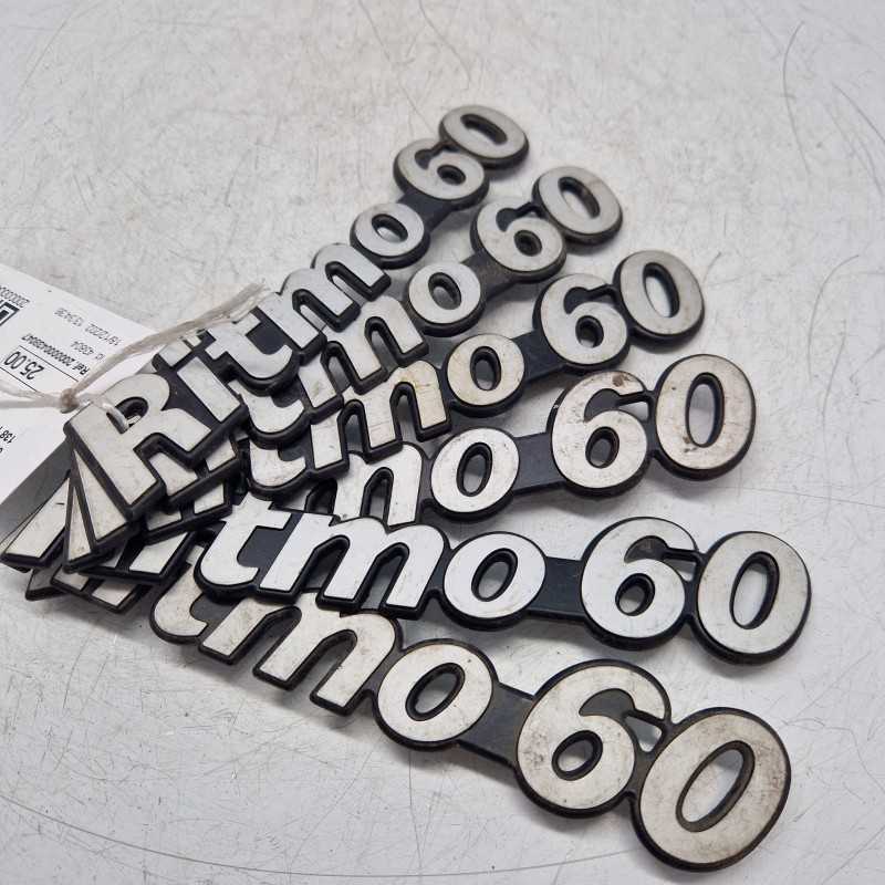 6xpz Logo stemma scritta fregio Fiat Ritmo 60 138 1982-87