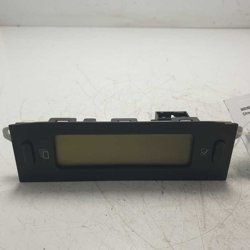 9650656777 display schermo multifunzione Citroen C3 MK1 2005