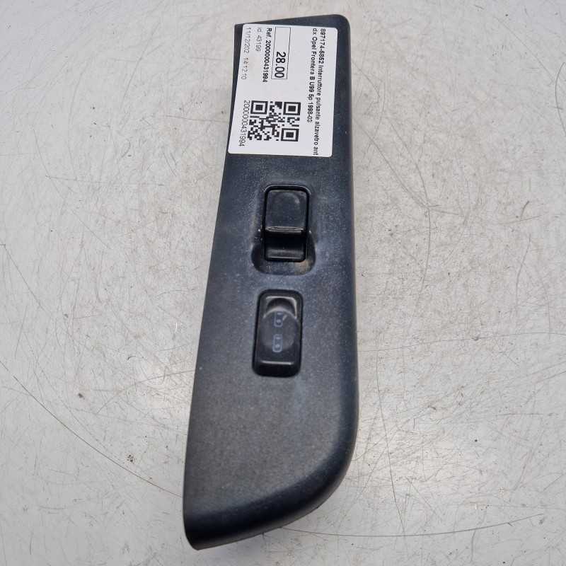 897174-5852 Interruttore pulsante alzavetro ant dx Opel Frontera B U99 5p 1998-03