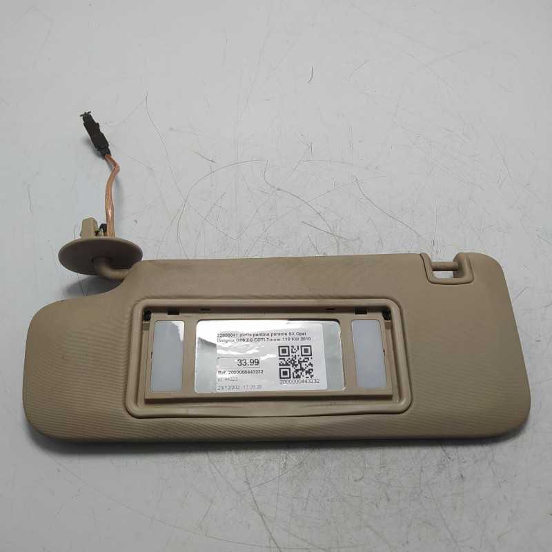 22800041 aletta pantina paraole SX Opel Insignia G09 2.0 CDTI Tourer 118 KW 2010