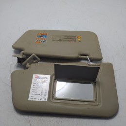 96401BC502 coppia alette pantine parasole SX DX Nissan Micra MK3 K12 1.0 B 16V 48 KW 2003-10
