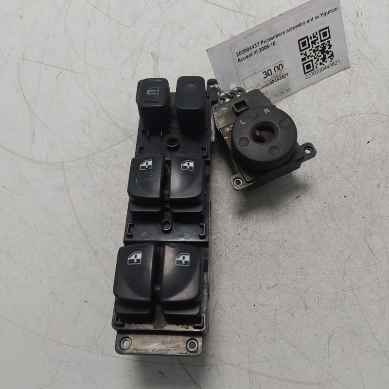 202004437 Pulsantiera alzavetro ant sx Hyundai Accent III 2005-10