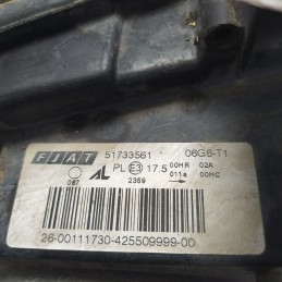 51733561 Faro fanale frontale ant sx Fiat Croma 194 1.9d 2007