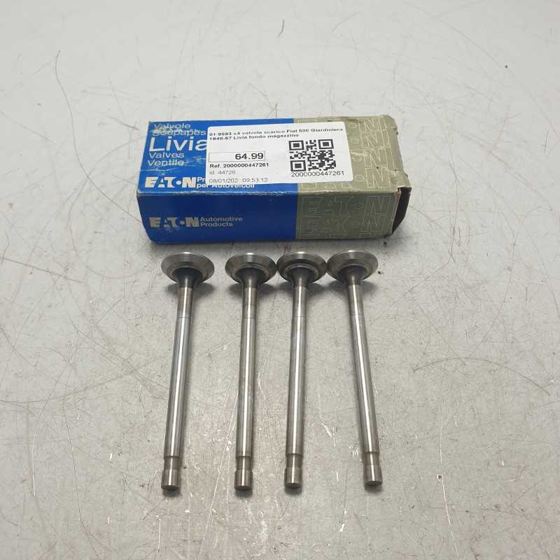 01-9593 x4 valvole scarico Fiat 500 Giardiniera 1948-57 Livia fondo magazzino