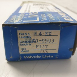 01-9593 x4 valvole scarico Fiat 500 Giardiniera 1948-57 Livia fondo magazzino