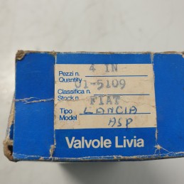01-5109 x4 valvole aspirazione Lancia Fulvia 2C 818 1966-75 Livia fondo magazzino