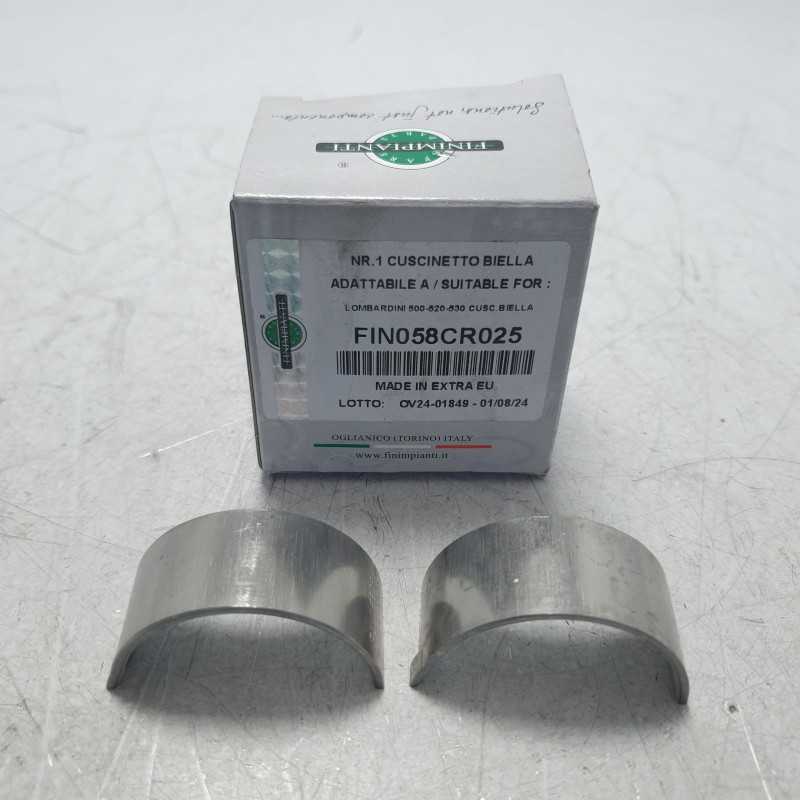 FIN058CR025 bronzine cuscinetti biella Lombardini 500 520 530 macchine agricole