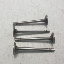 499575 4Xpz Valvole aspirazione Fiat 1100 103 testa diam 32 lungh 106mm 1953-61