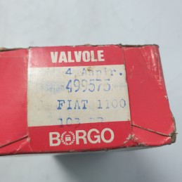 499575 4Xpz Valvole aspirazione Fiat 1100 103 testa diam 32 lungh 106mm 1953-61