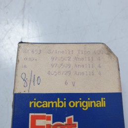 4058729 fasce elastiche anelli segmenti pistoni Fiat 600 113 1955-71 epoca 4/10 60.40