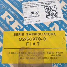 02-50970-01 Reinz Guarnizioni smerigliatura Fiat C40N C50N 645N 650N 650E 662N 6cilindri 90-101cv 1958 mot 213.000 213.003