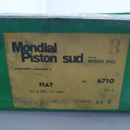 6710 5880511 MONDIAL PISTON serie pistoni Fiat 125 A 124 Sport 1.6 DIAM 80 1967-74
