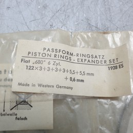 1928ES serie kit fasce elastiche anelli segmenti pistoni Fiat 680 trattore macchina agricola