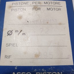 3995 pistone Lombardini diam 72 mm Asso