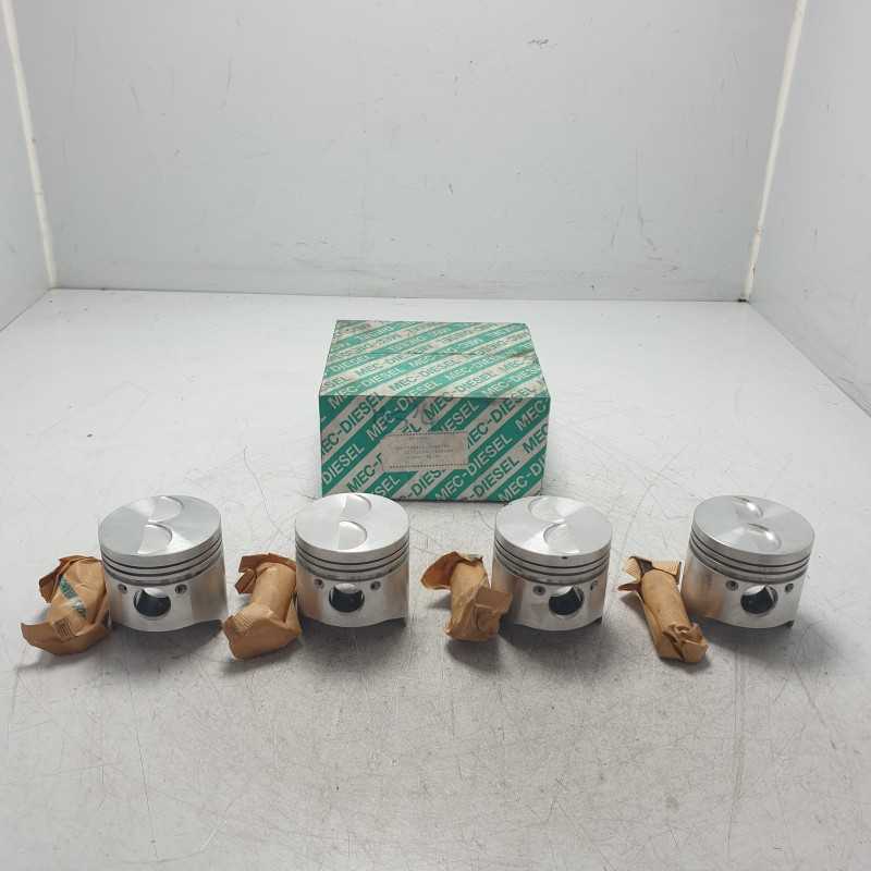 5880758 serie kit x4 pistoni Fiat 127 Fiorino 1050cc 1977-87 diam 76 mm
