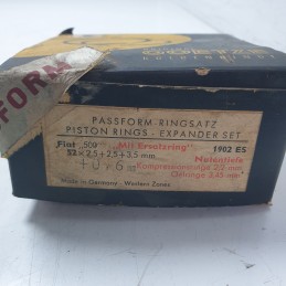 Stock anelli fasce elastiche pistoni Fiat 600 113 Fiat 500 1955 fondo magazzino