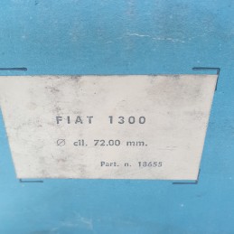 18655 serie kit x4 pistoni Fiat 1300 116 1961-67 diam 72 mm Nova fondo magazzino
