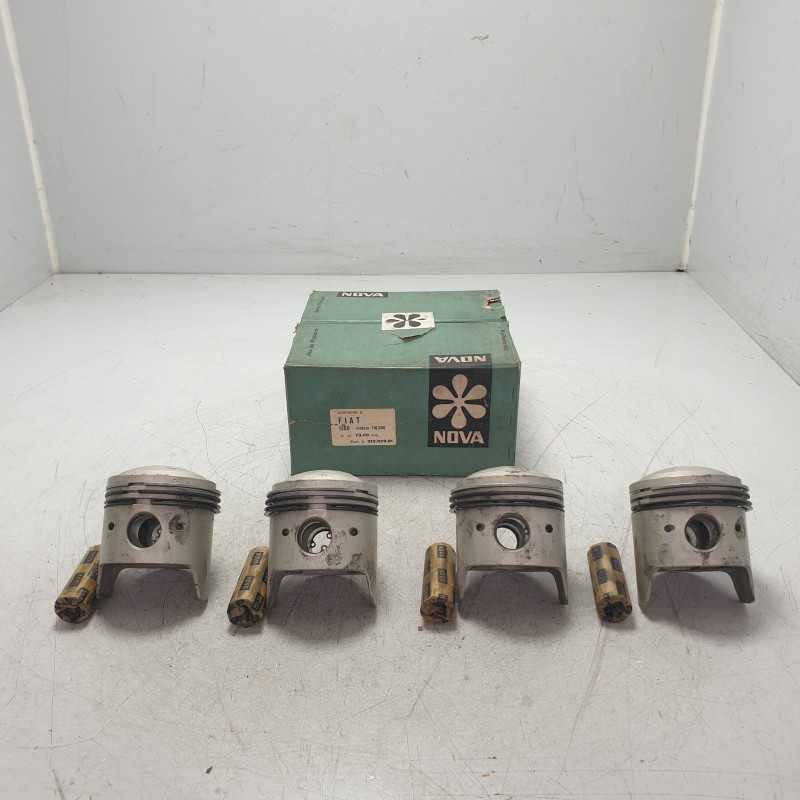 212.029.01 serie kit x4 pistoni Fiat 1300 116 1961-67 diam 73 mm fondo magazzino