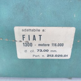 212.029.01 serie kit x4 pistoni Fiat 1300 116 1961-67 diam 73 mm fondo magazzino