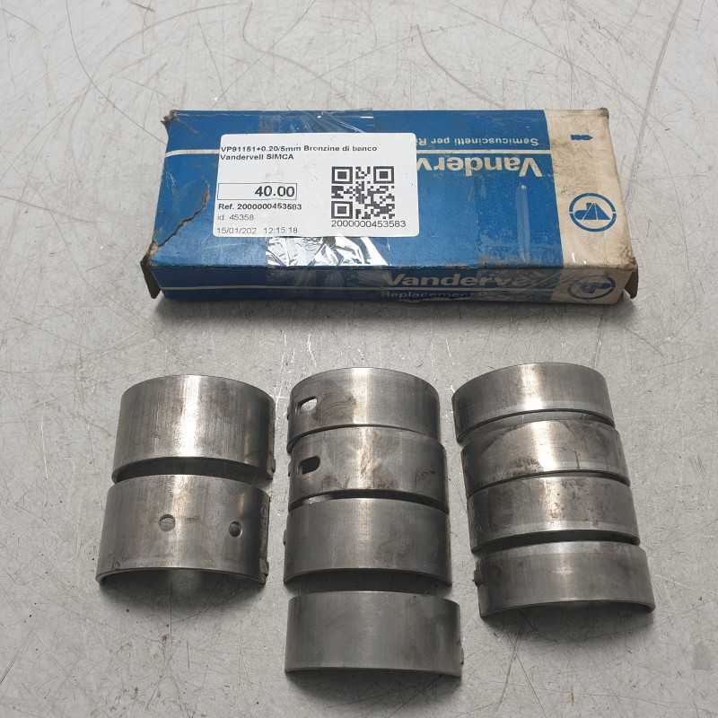 VP91151+0.20/5mm Bronzine di banco Vandervell SIMCA