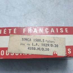 4350.M +0.20 Bronzine di banco SIMCA 1500 1964-68 L.A. 1029/0.20