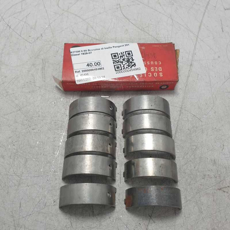 6273M 0.50 Bronzine di biella Peugeot 201 Diesel 1929-37