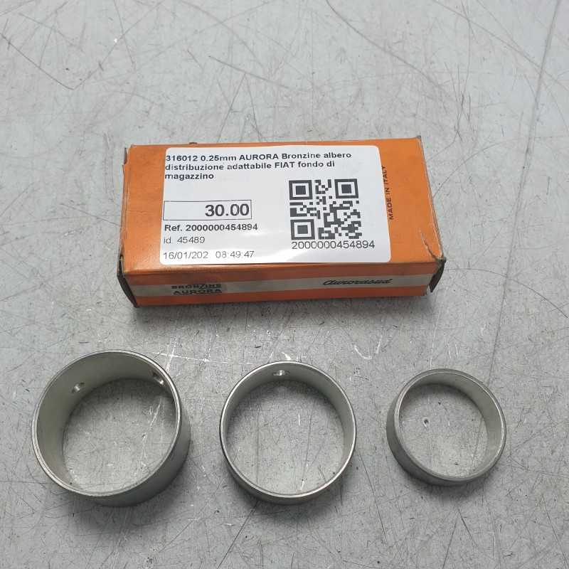 316012 0.25mm AURORA Bronzine albero distribuzione adattabile FIAT fondo di magazzino