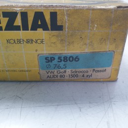 SP5806 fasce elastiche segmenti anelli pistone VW Scirocco Golf Passat 1.5 diam 76,5 mm