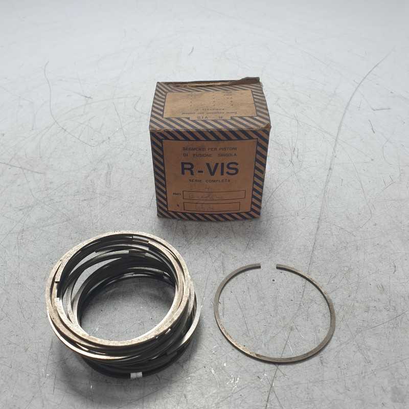 Fasce elastiche segmenti anelli pistone Moto Guzzi Ercolino 1956 diam 66,4 mm fondo magazzino