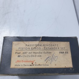 1969ES Serie fasce elastiche anelli pistone 60X2+2+3+3mm Fiat 600 113 MAGGIO 10/10