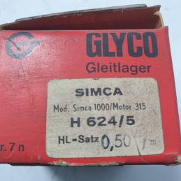 H624/5 bronzine semicuscinetti Simca 1000 motore 315 1961-75 050 mm