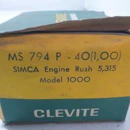 MS794P-40 bronzine semicuscinetti banco Simca 1000 1961-75 10/10