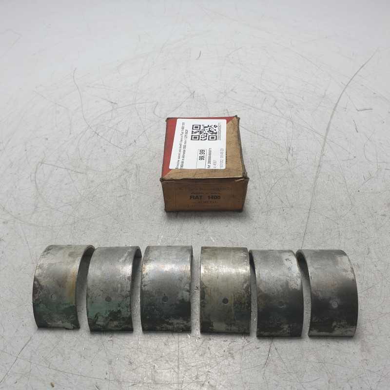 Bronzine semicuscinetti banco Fiat 1400 101 1950-54 in Almetal 050 mm 1.270 BCF