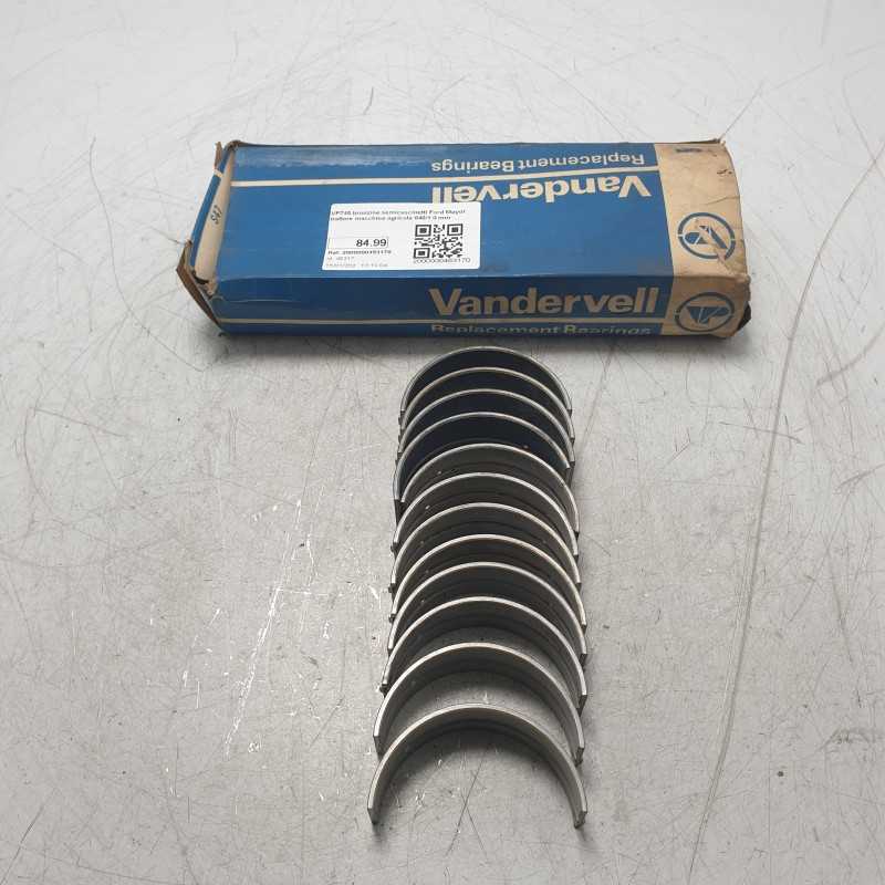 VP745 bronzine semicuscinetti Ford Major trattore macchina agricola 040/1.0 mm
