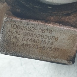 9685293080 turbo turbina turbocompressore Peugeot 207 MK1 1.6 HDI 2006-15