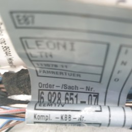 6928651-07 Cablaggio impianto elettrico porta ant sx BMW serie 1 E87 118D 2009