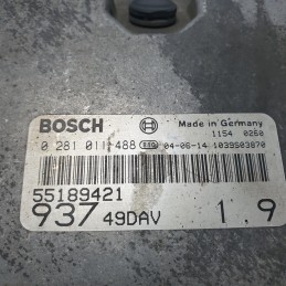 55189421 centralina ECU controllo motore Alfa Romeo 147 1.9 JTD 88 KW 120 CV 2005-10