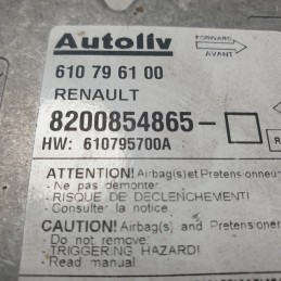 8200854865 centralina sensore airbag Renault Clio MK3 Le Iene 1.2 16V 55 KW 5P 2005