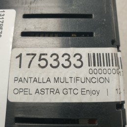 13178570 schermo display multifunzione Opel Zafira B 1.9 CDTI 2005-15