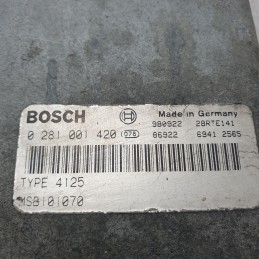 type4125 Centralina ecu motore Land Rover Freelander I LN 3P 2.0 TD 1998-06 0281001420 MSB101070