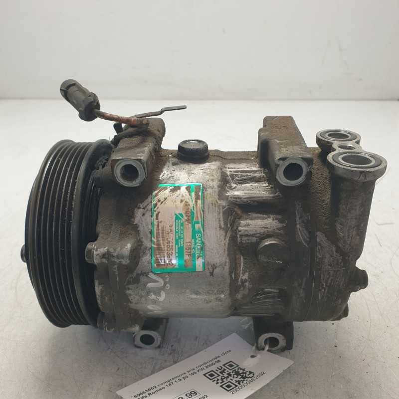 60653652 compressore aria condizionata clima Alfa Romeo 147 1.9 jtd 103 KW 2000-06