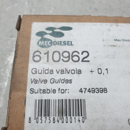 4749398 Guida valvole aspirazione 8PZ + 0.1 Citroen Fiat Iveco Daily III 35 2.8 Opel Peugeot