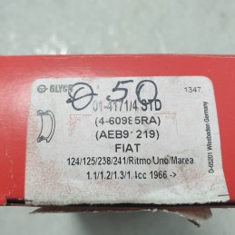 01-4171/4 STD 0.50  Bronzine di banco Fiat 124 125 238 241 Ritmo Uno Marea 1.1 1.2 1.3 1.4 1966 4-60985RA AEB91219