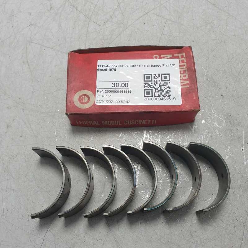 1112-4-66570CP.30 Bronzine di banco Fiat 131 diesel 1978